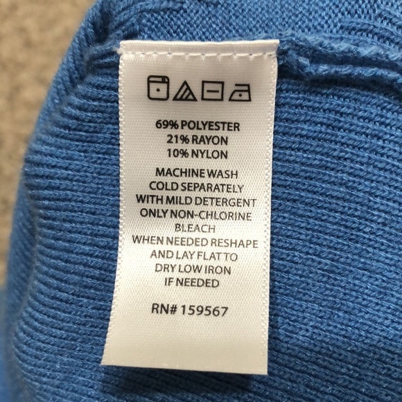 Francesca’s Collection Willow & Wind Sweaterdress Sweater Dress Medium Blue Knit - Picture 8 of 10